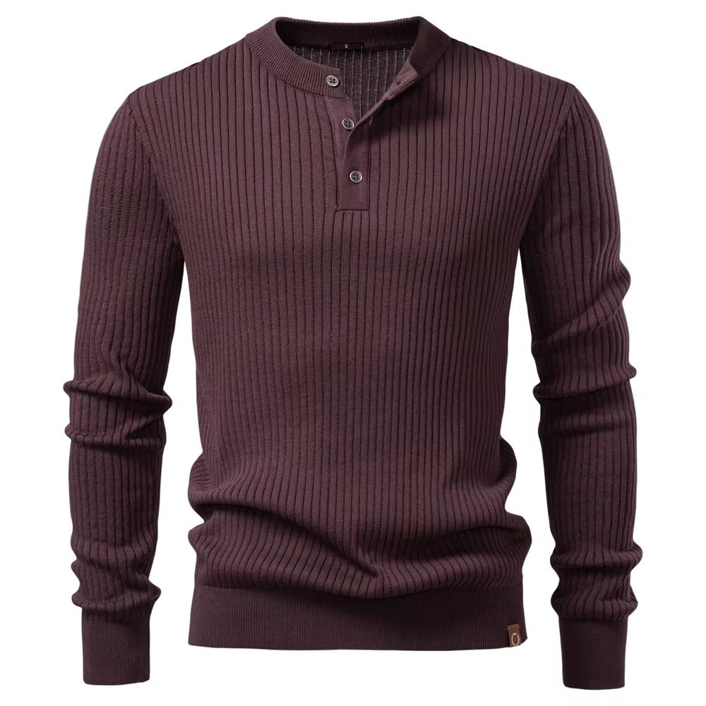 Pull Henley Classique